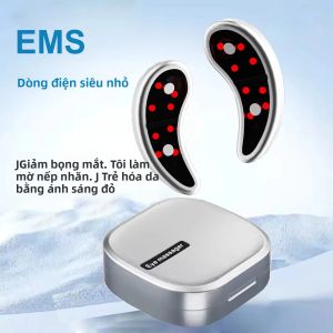 Thiết Bị Trị Liệu Chăm Sóc Mắt Bằng Ánh Sáng Đỏ LED Với Xung Điện EMS Vi Dòng Để Giảm Mệt Mỏi Điều Trị Nếp Nhăn Vùng Mắt Máy Massage Mắt