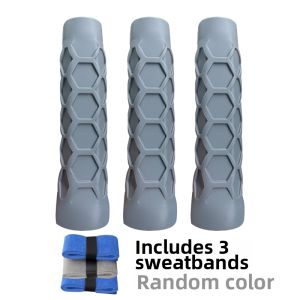 Honeycomb Silicone Non-slip Handle Covers Pickleball Accessory Set