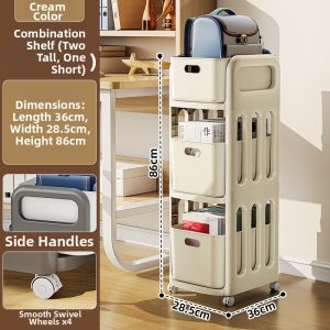 Movable Organizer Rack Multilevel