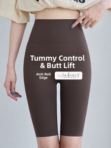 Miiow | Catwoman Seamless Sharkskin Pants Womens Summer Thin Fit Yoga Fitness Cycling Shorts Butt Lifting Slimming Underwear