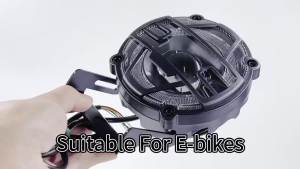 Đèn Pha Xe Điện 36V 48V Hợp Kim Nhôm Đèn Trước Di Động Xe Trượt Tuyết Xe Địa Hình Đèn Còi Một Phần