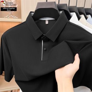 TUCANO | Ice Silk Seamless Polo Shirt Mens Summer Lightweight