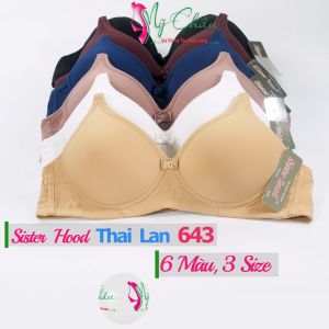 Áo Ngực Thái Lan Bigsize Không Gọng Không Mút SISTER HOOD 643 Áo Lót Đệm Mút Mỏng Trơn Cúp B Xéo Cổ Điển - Hàng Nhập Khẩu -  Mỹ Châu Shop - Lazada