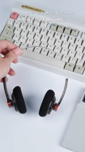 MOONDROP OLD FASHIONED On-Ear Headphone 40mm Large Dynamic Driver 0.78 2pin Detachable 3.5mm Plug