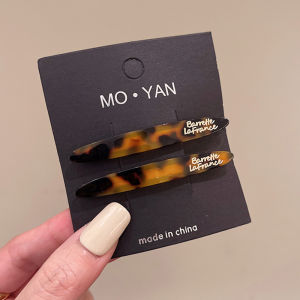 Kẹp Tóc Acetate Edge Side Kẹp Tóc Mái Lệch Thời Trang Mới 2025 Phụ Kiện Tóc Kẹp Tóc Sáng Tạo Độc Đáo Kẹp Tóc Mái Lệch