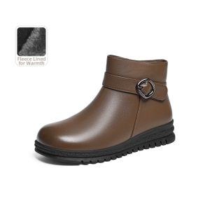 Reddragonfly | Insulated Warm Leather Shoes for Women