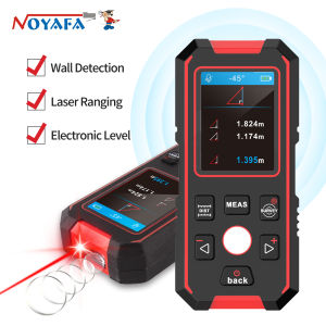 Noyafa NF-518S Wall Scanner LCD Display Metal Detector Laser Rangefinder for Metal AC Cable Wood Stud Find Digital Level Detect