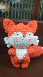 Cáo ú nu handmade bằng len Sét nguyên liệu làm kèm hướng dẫn