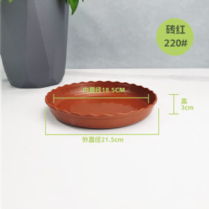 Thick Plastic Plant Tray Drip Pan Saucer Water Catcher for Potted Plants Succulents Green Ivy round Base Special Large Size