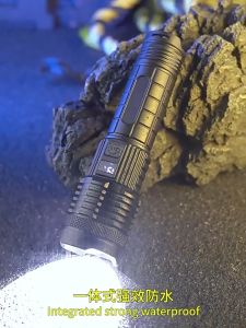 [SG Stock] 2024 New Super Bright Flashlight Long Shot Laser Torch Light Super Bright Digital Display Torchlight