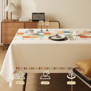 HOUGOUXIANG | Luxurious Durable Waterproof Oil-Resistant Heat-Resistant Tablecloth