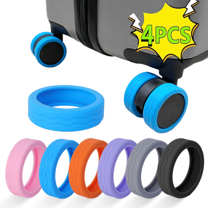 🔥New🔥 8Pcs Luggage Wheels Protector Luggage Wheels Cover for Desk