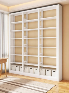 Home and Library Carbon Steel Bookshelf Simple Storage Rack