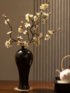 Bình Hoa Sứ Trang Trí Nhà Phong Cách Trung Hoa Bàn Ăn Phòng Trà Bình Hoa Giả Hoa Mận Bình Hoa Phong Cách Zen Bình Hoa Cổ Điển Nghệ Thuật