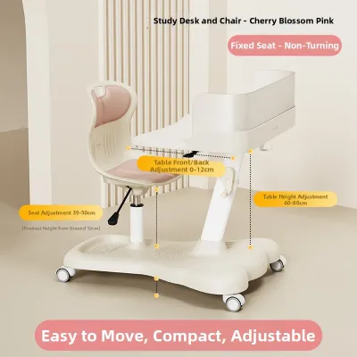 TEN-WIN | Integrated Movable Children Learning Table Set