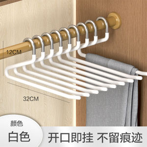 No-Trace Goose-Shaped Clothes Hanger for Hanging Pants Home Use Anti-Slip Z-Shaped Wardrobe Storage Student Dormitory Suitable