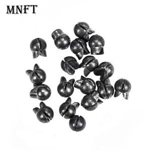 MNFT 30Pcs Fishing Lead Sinker Split Shot Sinker Lead Weights Tool Opening Clip Lead Fishing Accessories