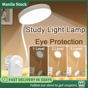 Rechargeable Table Lamp Clamp Desk Lamp Flexible Study Light Eye Protection Portable Reading Lights Dimmable Night Lamp