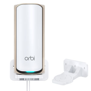 EDUP HY-WT1217-W 1PCS NETGEAR WiFi 7 Wall Mount Bracket Custom Fit for Orbi Nighthawk Boost Signal Save Space Installation Kit
