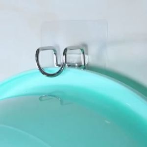 Móc Inox Dán Tường Treo Thau Chậu Khăn Quần Áo Móc Đa Năng Gắn Tường Treo Đồ Nhà Bếp Nhà Tắm