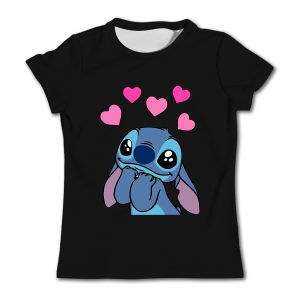 100% Cotton T Shirts Stitch T-shirts Baby Boys Girls Clothes Kids Cartoon Tee Childrens Clothing Baby T-shirt Child Girl Tops