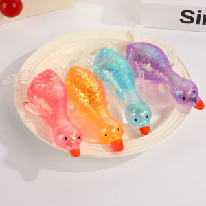 Stretchy Duck Squeeze Toys Fidgets Toys Cute Goose Animals Vent Toys Adults Decompression Stretch Toy Stress Relief Crystal Mud