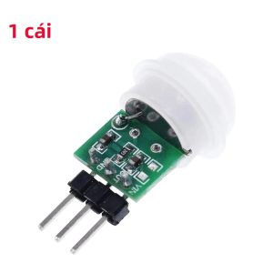 Cảm Biến Chuyển Động Hồng Ngoại Mini PIR Pyroelectric Thiết Bị Phát Hiện Người HC-SR312 AM312 Mô-đun Tự Động DC 2.7-12V Cho Hệ Thống An Ninh
