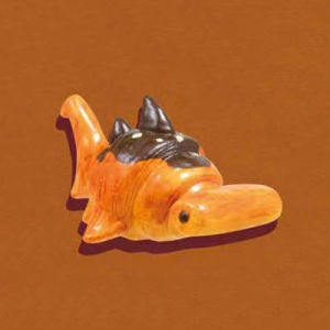 HULUXIONGDI | Shark Shaped Caramel Croissant Gashapon