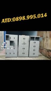 Tủ locker 1512108642 ngăn Tủ sắt cho nhân viên để đồ có chìa khóa mỗi ô cho nhân viên giá rẻ tận xưởng HCM