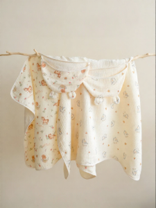 ANYOUBI | Breathable Absorbent Hooded Bath Towel All Cotton