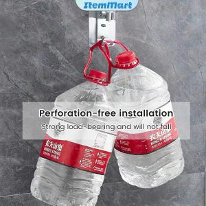 ItemMart Shower Head Holder Adjustable Shower Rack Wall Mounted No Punching Bathroom Accessory