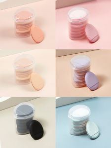10 ชิ้นปลายนิ้วมินิพัฟแต่งหน้าฟองน้ําสําหรับรองพื้นแป้งพัฟสําหรับแป้งฝุ่น Air Cream Foundation พัฟแต่งหน้าบนใบหน้า