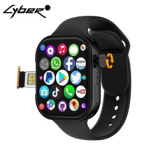 2025 ใหม่VP50 VP99 สมาร์ทนาฬิกา 4G Android 5G LTEซิมการ์ดGPS WIFI AI Voice Assitanceใหม่Smartwatchกล้องโรตารี่ 128GB 256GB