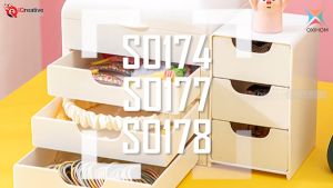 Oxihom S0174 Laci Susun Plastik Lemari Plastik Drawer Storage Cabinet