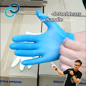 IRONskin Powder Free Nitrile Glove - Black/Blue/Orange/Forest Green/PinkCare 10Pcs/Pack - Thick, Solid, and Tear Resistant with Beaded Cuff and Textured Surface - Ambidextrous and Non-Sterile - Available in Small, Medium, and Large Sizes - Ideal for Cleaning and Multipurpose Use.