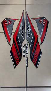 stiker striping honda beat fi esp 2016 2017 hitam lis body standar berkualitas original