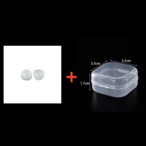 KBEAR Coffee Eartips Wired Headphones Silicone ear tips Skin-safe Ergonomic design for KB02 KB03 Rosefinch