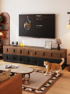 MEISD | Retro TV Cabinet Home Storage
