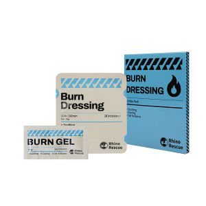 Rhino Rescue Burn Gel Kit 69g - First Aid for Camping Hiking (Individual Packets)