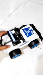 Mainan Anak Murah Terbaru Mobil Mobilan Jeep Polisi OCT 6058 | Mainan Anak Tanpa Baterai Kemasan Kantong Baru Berkualitas Cocok Untuk Anak Cowok Edukasi Mobil Mobilan Manual Toy Police Car For Boys Without Batrey