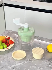 New Household Manual Shaved Ice Machine Ice Crusher Hand-cranked Homemade Ice Cream Shaved Ice Machine