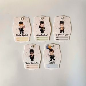 Hang Tag Ivory Graduation Boy