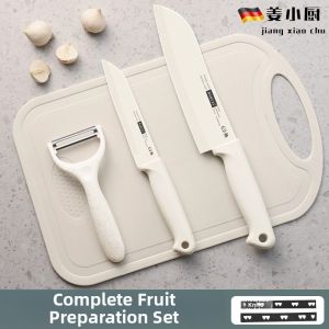 JIANGXIAOCHU | Sharp Portable 2-in-1 Fruit Knife Cutting Board Set
