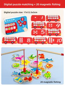 MWZ | Montessori Educational Matching Shapes Puzzle for Toddlers 1-2 Years
