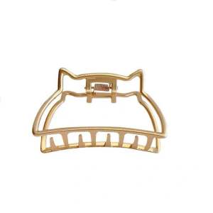 Size nhỏ 7cm kẹp tóc kim loại sau đầu nhiều kiểu dáng màu trắng đen vàng kẹp tóc đơn giản cho nữ