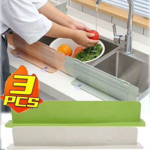 3 tấm chắn nước tấm chắn bùn Bồn Rửa Silicon cho chậu rửa bếp tấm chắn chắn chống nước chống văng tấm chắn bảo vệ bồn rửa
