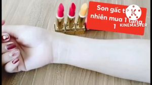 son gấc màu hồng đào