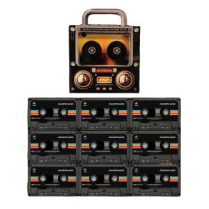 NFC Tape-Shaped Magnetic Music Fridge Magnet NFC-Activated Automatic Song Playback Acrylic Decorative NFC Sticker Player