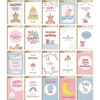 Custom Baby Birthday or Full Moon Greeting Card