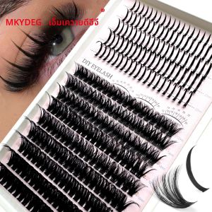 ขนตาปลอมแบบกลุ่ม Manga รุ่นใหม่ 80D 100D ขนตาปลอมแบบตุ๊กตาตาธรรมชาติ คอสเพลย์ 3D ขนตาปลอมแบบหนา แหลม ฟู ขนมิ้งค์ แต่งหน้า